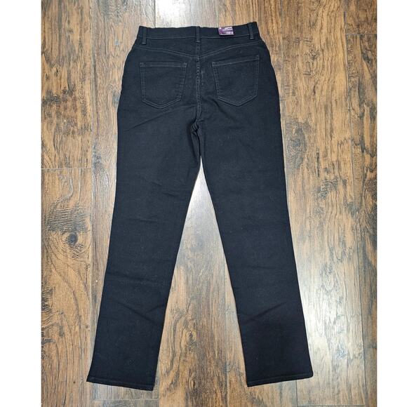 Gloria Vanderbilt Jeans Tapered Leg Classic Rise Size 6 Average Black New - Picture 3 of 3